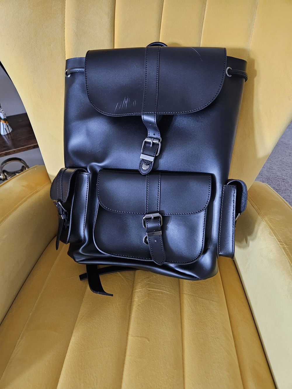 Aldo Faux Leather Backpack